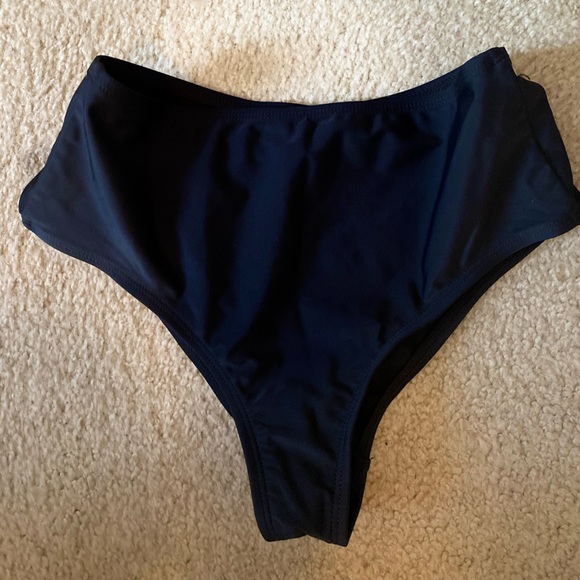 Dippin Daisy Swimwear Eco Black Ultra High Waisted Bikini Bottom - Picture 4 of 4